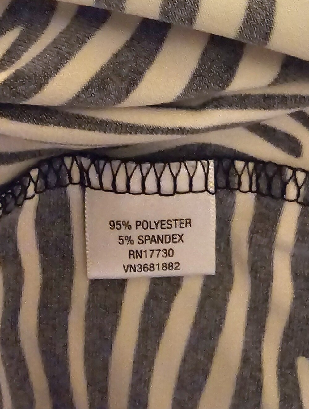 Merona Zebra-Print Shirt Dress - Black & Tan - Picture 4 of 5